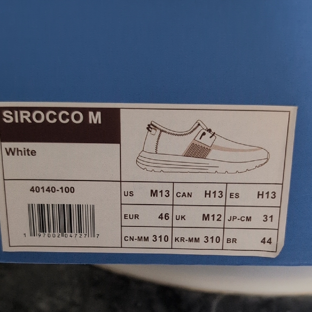 Hey Dude Sirocco White Sneakers